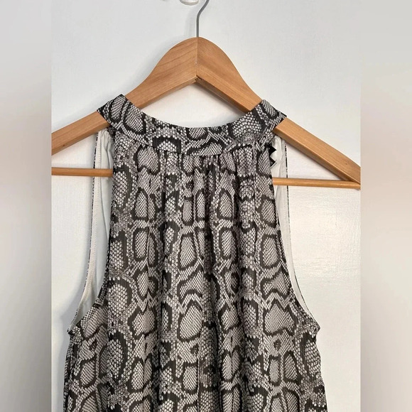 Stella and Dot You do You Snakeskin Dress in Black and Grey Size S - Picture 10 of 12